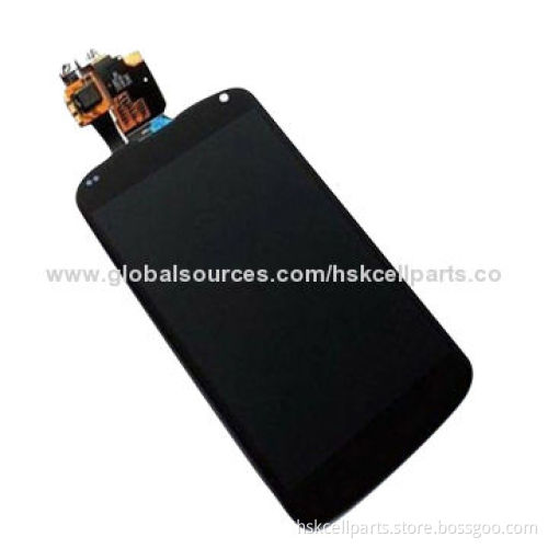 Original LCD Screen for LG Google Nexus 4 E960, with Frame